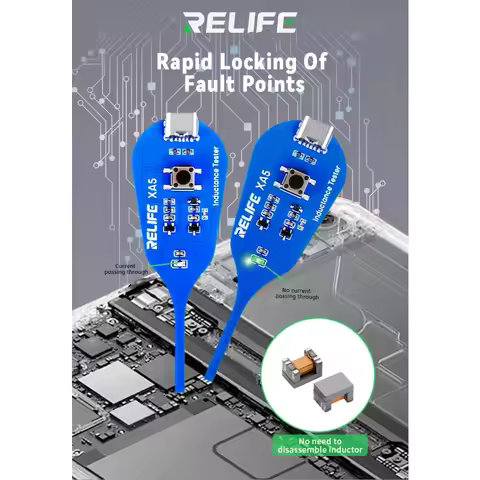 RELIFE XA5 Electromagnetic Inductance Tester Non-Contact Fault Detection Tool for PCB Motherboard Re