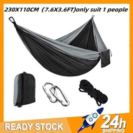 E7b 【230X110cm7.5X3.6Ft】Single Hammock Camping Hammock,Hammock Duyan Military Swing Indoor