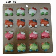GSM05 mold mica chocolate, pudding, agar2 jelly hello kitty