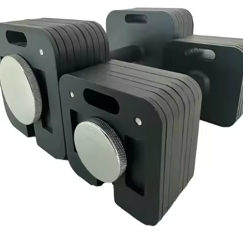 High Quality Square Adjustable Dumbbells Factory Direct for Commercial and Home Fitness Use