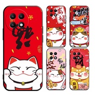 OnePlus 12 11 10 10T 9 8 8T 5G PRO Chinese New Year lucky cat CASE