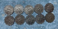 香港1997回歸兩元硬幣 10個