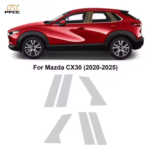 Pre-cut PPF For Mazda CX-30 CX30 2020-2025 Headlight Rearview B C Pillars TPU Protection Film Clear 