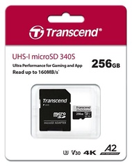 Transcend 256GB 340S microSD Card with Adapter
