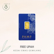 [Kedai Emas Gemilang] 8001268 Pamp 5G (C745277) Gold Bar (2.18Cm) (5G) [999 Gold]