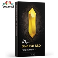 SK hynix Gold P31 1TB/2TB PCIe NVMe Gen3 M.2 2280 Internal SSD - up to 3500MB/s