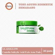 [AGUNGSMG] G2G GLAD2GLOW Centella Salicylic Acid Exfoliating Acne Pads
