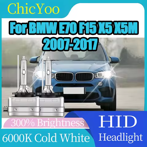 2PCS 35W High Power Xenon Headlight D1S HID Xenon Lamp Bulbs Car Lights 12V 6000K White 20000LM For 