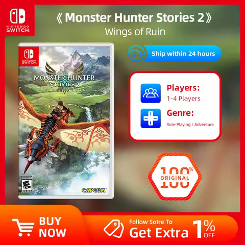 Monster Hunter Stories 2 Wings of Ruin - Nintendo Switch Game Deals 100% Original Physical Game Card