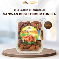 {CHÍNH HÃNG} Chà là nguyên cành Sanwan Deglet Nour Tunisia hộp 500g