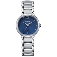 [𝐏𝐎𝐖𝐄𝐑𝐌𝐀𝐓𝐈𝐂] Citizen EM0920-86L EM0920 Blue Dial Stainless Steel Women's Watch