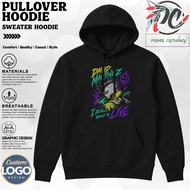 ADULT HOODIE MEN'S HOODIE & CUSTOM BLACK HOODIE SWEATERWanita CYBERPUNK 2077 DAVID MARTINEZ