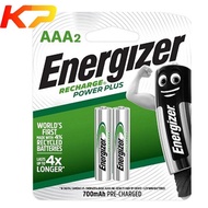 [HCM]Pin  AAA sạc Energizer Recharge 700mah (vỉ 2 viên)