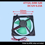 Suitable for Vocal Panasonic Refrigerator Fan Freezer Fan 4715JL-04W-S20 DC12V 0.23 A 2 Wires