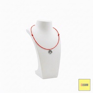 CW Manila x 8ecom - Minimalist Necklace with Tree of Life Pendant - 2mm Wax Cord Double Knot