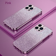Luxury Gradient Glitter Plating Case For iphone 12 11 Pro Max 12 Mini Silicone Protect Back Cover