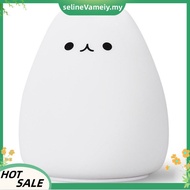 Mini Cat Night Light Cartoon 7 Colors Sleep Lamp Touch Table Lamp Home Bedroom Decoration