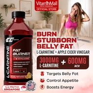 EC Apple Cider Vinegar L Carnitine Fat Burner - Slimming Weight Loss Supplement - Get Slim - 473ml