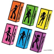 Searchdd Decorative Disco Box Paper Lantern Box 70s 80s Musics Party Decoration