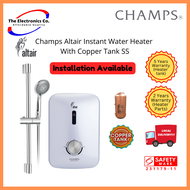 Champs Altair Instant Water Heater With Copper Tank SS