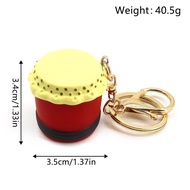 Drum and gong pendant, lion dance gift, lion dance drum, Shunde mini keychain, small gift drum