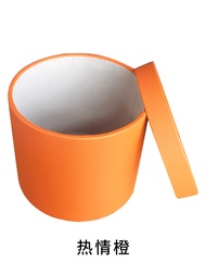 Leather Cylinder Hat Box Circular Storage Bin Luxury Style Home Wardrobe Organizer Hat Storage Box C