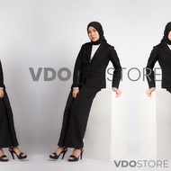 BLAZER WANITA PREMIUM - M L XL 2L 3L 4L 5L 6L - ATASAN KERJA JAS KANTOR JUMBO BIG SIZE PAKAIAN BLAZE