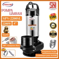 Tsolumy Pompa Celup Air Kotor SPV-2200SL Otomatis Output 4 Inch Mesin Pompa Air Submersible Pompa Li