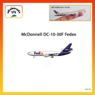 [1:400] McDonnell Douglas DC-10-30F Fedex Airplane Assembly Paper Model - MohinhgiayVN