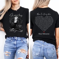 Ozzy Osbourne No More Tour Wanita Lelaki T-Shirt Kapas Bercetak Ozzy RIP Tribute Memorial Mama Ozzy 