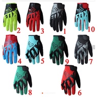 [Korean Version Hot Sale] 5 Colors 8 Colors Two Road Bike Motorcycle Off-Road Motorcycle Mountain Bike Outdoor Cycling Racing Long Gloves fox