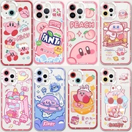 Cartoon Kirby Phone Casing For Samsung Galaxy S26 Ultra S26 S25 Plus Ultra S25 FE A57 A56 A55 A17 5G