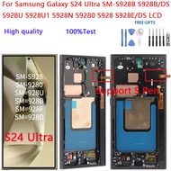 For Samsung Galaxy S24 Ultra SM-S928B S928B/DS S928U S928N S928E/DS LCD Display Touch Screen Digitiz