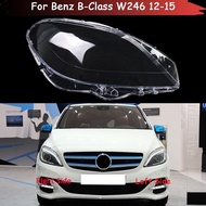 Front Car Headlight Glass Cover Headlamps Caps Transparent Lampshades Head Lamp Shell For Benz B-Class W246 B180 B200 2012-2015
