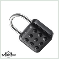 SOURCE Waterproof Padlocks 6 Digit Passwords Lock Portable Luggage Security Lock Keyless Unlocks Ant