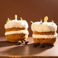 21cm Stuffed Toy Carrot Birthday Cake Plush Toy Doll Birthday Christmas Gift