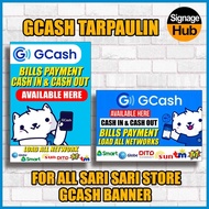 GCASH Tarpaulin Available Here with Load Signage | WaterProof Print