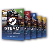 STEAM WALLET CODE (MY)/ STEAM WALLET MALAYSIA REDEEM CODE