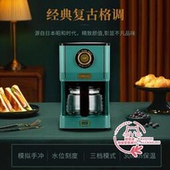 日本TOFFY復古美式咖啡機家用型電動手沖滴漏式咖啡壺家用咖啡機青檸