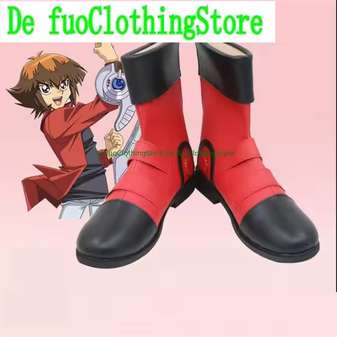 Defuo Yuki Judai Manjome Jun Yu Gi Oh Cosplay Shoes Boots Game Anime Halloween Christmas Shoes Store