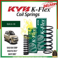KAYABA PROTON SAGA BLM, FL, FLX, SAVVY FRONT  REAR  SET COIL SPRING STANDARD KYB K-FLEX (2 OR 4 PCS)