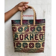 PURUN BAG L 30x30 WITH BORNEO WRITING
