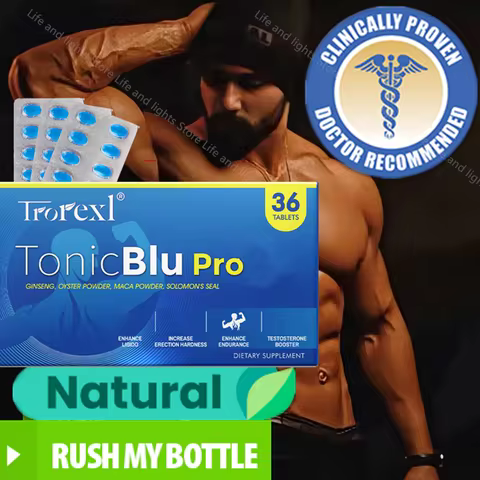 Trorexl-TonicBlu Pro Powerful High Purity Blue pills Natural Endurance Capsules for Men