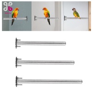 [Baosity] Bird perch stainless steel stand parrot perch exercise platform for parakeets,