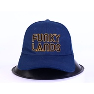 Funky Lands/Republic Adjustable Strapback Hat Cap-Navy Blue
