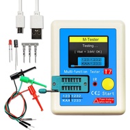 LCR-T7 ใหม่เครื่องทดสอบทรานซิสเตอร์ TFT Diode Triode Capacitance Meter LCR ESR Meter NPN PNP MOSFET 