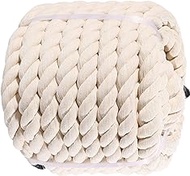 Twisted Cotton Rope (1 inch x 25 Feet) for Crafts, Climbing,Hammock, Nautical, Tug of War, Decorate