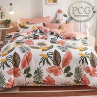 Ready Stock PCG Cotton Euro Collection 800TC Fitted Bedsheet set with Comforter /Cadar fitted