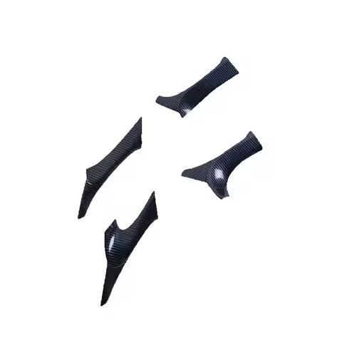 4Pcs Carbon Fiber Door Armrest Panel Trim For 2006-2013 For Lexus IS250 IS350 IS F