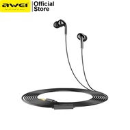 Awei PC-6 In-Ear Earphone 3.5mm Jack Noise isolation Headphone with Built-in Mic Explosive Bass